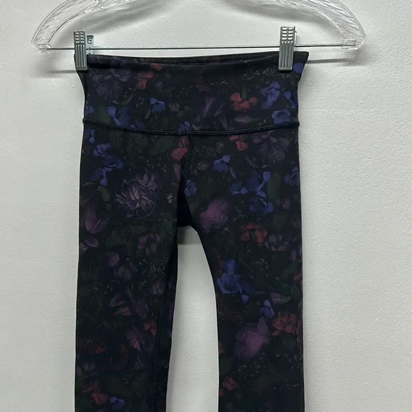 Lululemon Wunder Under Leggings Hi Rise Tight Full On Luxtreme Frozen Flourish 2 - Picture 3 of 10